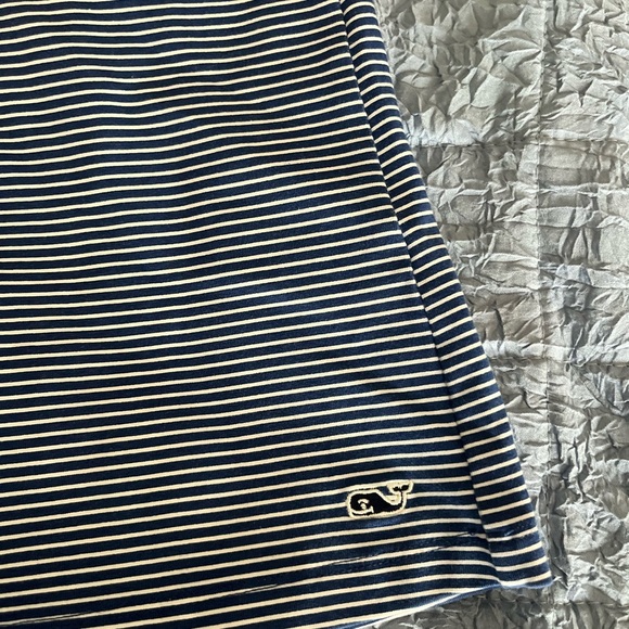 Vineyard Vines Navy White Striped Dress NWT Girls Mediim 10-12 - Picture 3 of 5